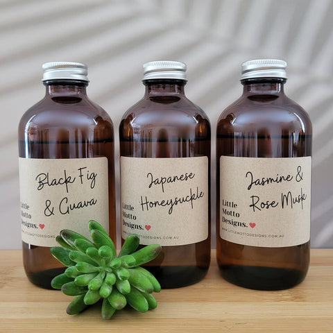 Diffuser REFILL | 14 fragrances | Amber Glass | Room Fragrance