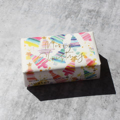Huxter |  Wrapped Soap | Christmas Tree Sparkle | Basil, Lime & Mandarin | 200g