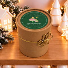 VINTAGE HOLIDAY | Christmas Soy Candle XL 500ml | Gift Boxed