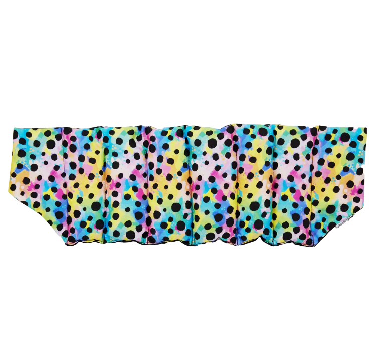Wheatbags Love | WRAP AROUND HEAT PACK | Cheetah Rainbow
