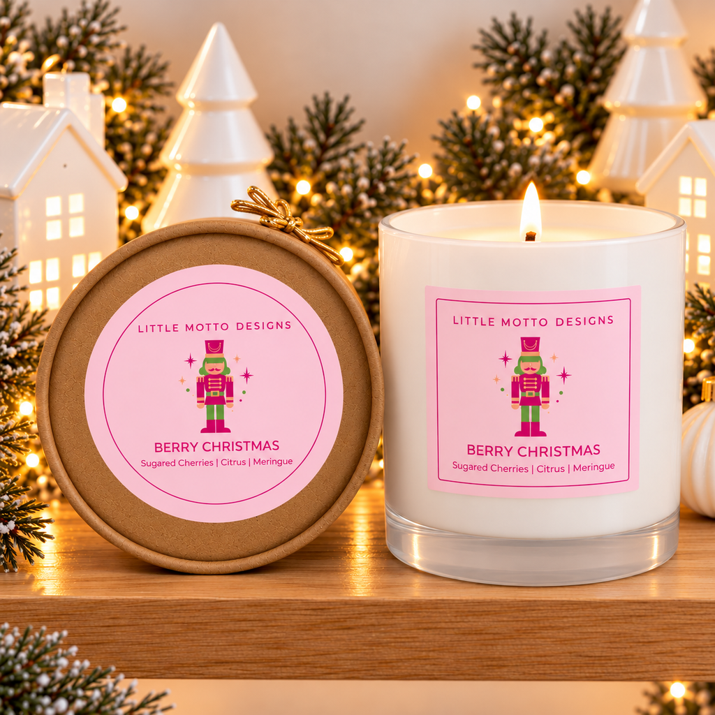 BERRY CHRISTMAS | Christmas Soy Candle XL 500ml | Gift Boxed