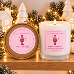 BERRY CHRISTMAS | Christmas Soy Candle XL 500ml | Gift Boxed
