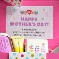 MOTHER'S DAY PAMPER Custom Hamper | PERSONALISED | Self Care Gift Pack | Mum | Mother | Nana | Grandma