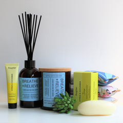 Artisan Reed Diffuser | BREATHE & RELIEVE | Amber Brights | Room Fragrance