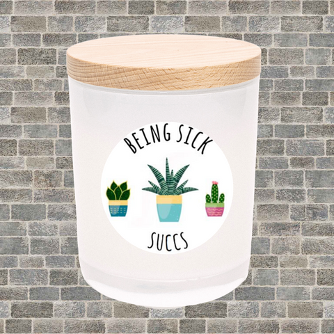 Boxed Soy Candle | Personalised | Get Well Soon | Being Sick Succs