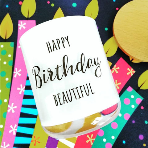 Boxed Soy Candle | Birthday | Happy Birthday Beautiful