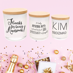 Design Your Own | Personalised | MESSAGE | Boxed Soy Candle