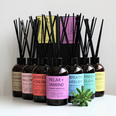 Artisan Reed Diffuser | BREATHE & RELIEVE | Amber Brights | Room Fragrance