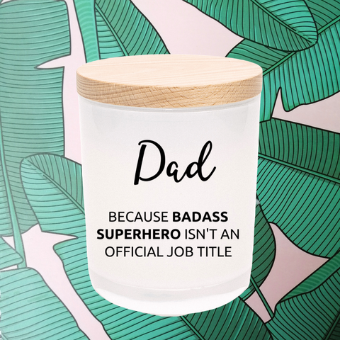 Superhero | Dad | Boxed Soy Candle
