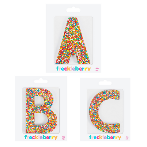 Freckleberry Chocolate Letters | Initials