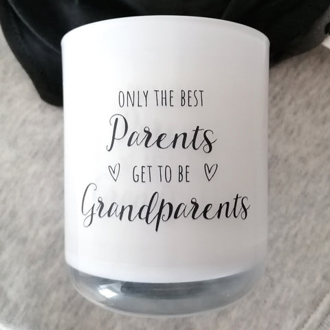 Boxed Soy Candle | Personalised | New Baby | GRANDPARENTS