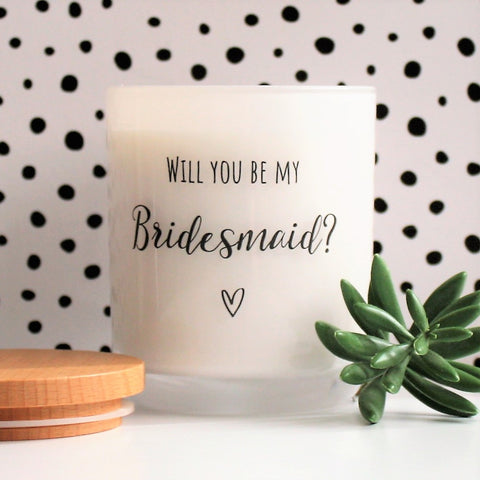 Boxed Soy Candle | Bridesmaid | Will You Be My Bridesmaid?