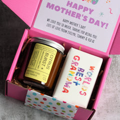 STAR MUM Custom Hamper | PERSONALISED | Candle & Soap Gift Pack | Mother's Day | Nana | Grandma
