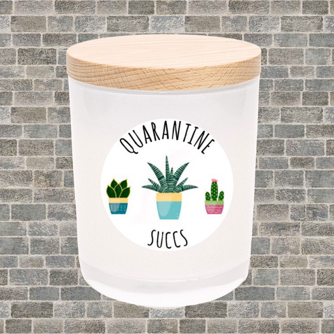Boxed Soy Candle | Personalised | Quarantine Succs | ISO | Lockdown