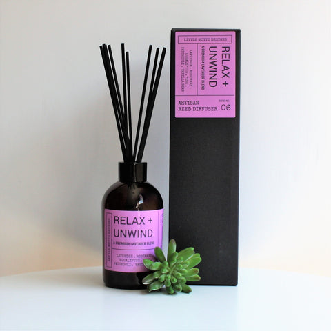 Artisan Reed Diffuser | RELAX & UNWIND | Amber Brights | Room Fragrance