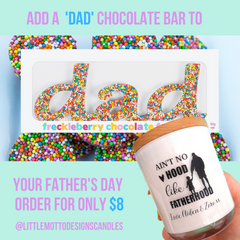 Father's Day | Design Your Own | Personalised | MESSAGE | Boxed Soy Candle | Dad | Father | Grandad | Grandpa | Nonno