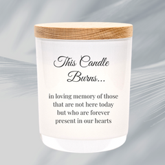 Design Your Own | SYMPATHY | Boxed Soy Candle | Photo | Remembrance | Memorial | Grief