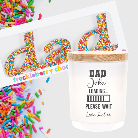 Father's Day | Dad Jokes | Personalised | Boxed Soy Candle | Dad | Father | Grandad | Grandpa
